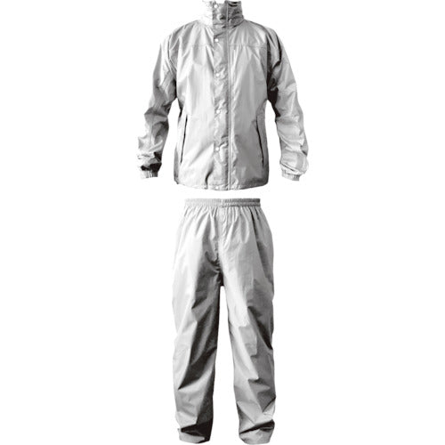 Kajimeiku Blizzard Tech Rain Suit Silver M 7740-71-M 1 piece