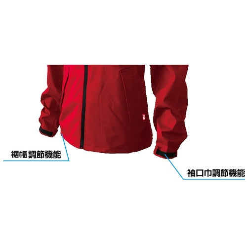 カジメイク　ストレッチシールドジャケット　レッド　３Ｌ　7570-44-3L　1枚