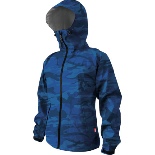 カジメイク　ストレッチシールドジャケット　ブルーカモ　Ｍ　7570-45-M　1枚