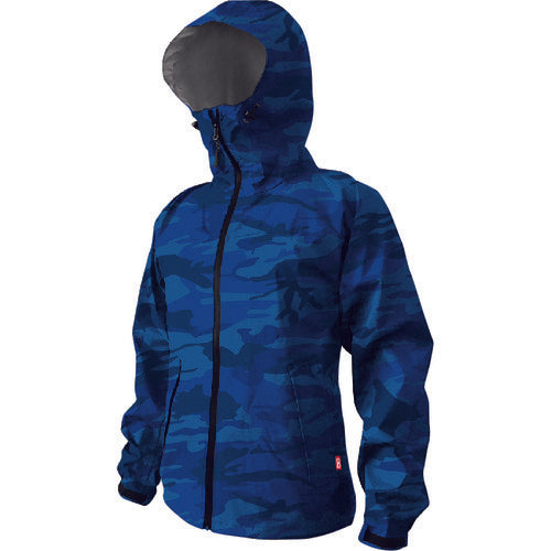 カジメイク　ストレッチシールドジャケット　ブルーカモ　Ｓ　7570-45-S　1枚