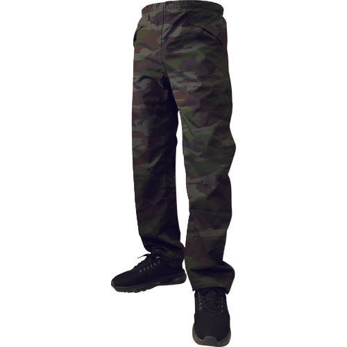 カジメイク　ストレッチシールドパンツ　グリーンカモ　Ｓ　7571-56-S　1本