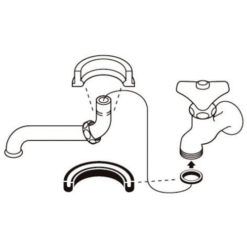 SANEI Pipe Packing Set PP43A-1S-19 1S
