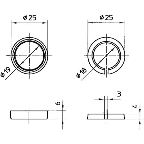 SANEI Pipe Packing Set PP43A-1S-19 1S