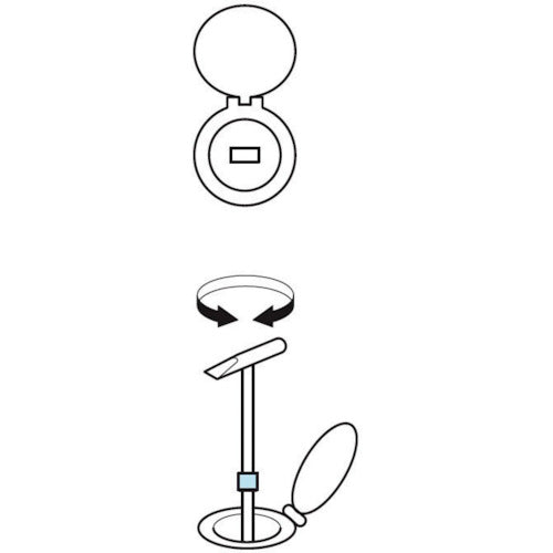ＳＡＮＥＩ　止水栓キー　折　Ｕ型　乙式（長方形）止水栓用　PR311A　1丁