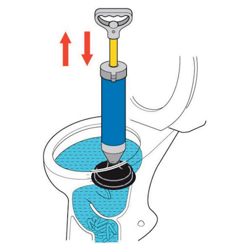 SANEI 화장실용 진공식 파이프 클리너 PR8700-L 1개