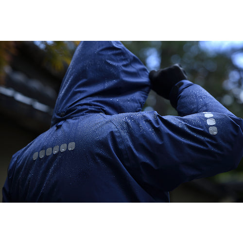 마에가키 AP2500 고어 텍스 레인 마이스터 네이비 BLL 사이즈 AP2500 NV BLL 1 착용