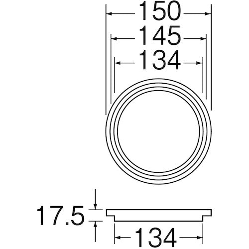 SANEI Chrysanthemum-shaped sink lid, outer diameter 150 mm, PH63-9, 1 piece