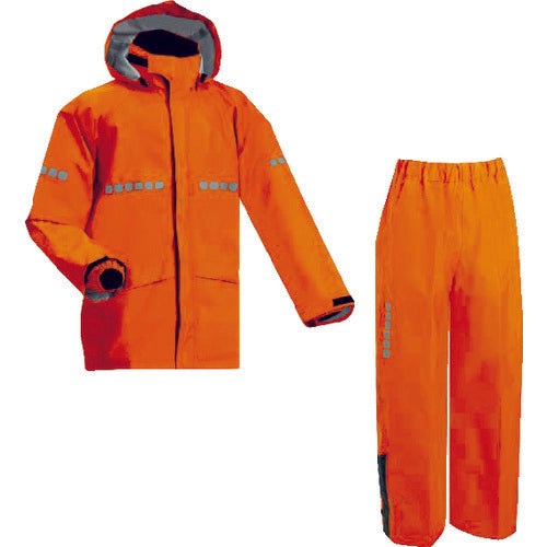 前垣　ＡＰ１０００ワーキングレインスーツ　レスキューオレンジ　Ｌサイズ　AP1000 R.OR L　1 着