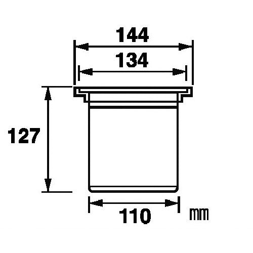 SANEI sink drain plug basket H6502AF 1 piece