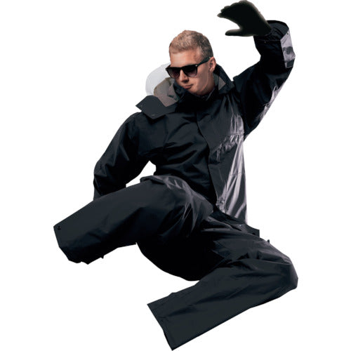 前垣　ＡＰ３００ＰＶＣレインスーツ　ブラック　Ｌサイズ　AP300 BKL L　1 着