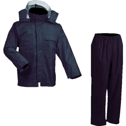 Maegami AP300 PVC Rain Suit Black EL Size AP300 BKL EL 1 piece