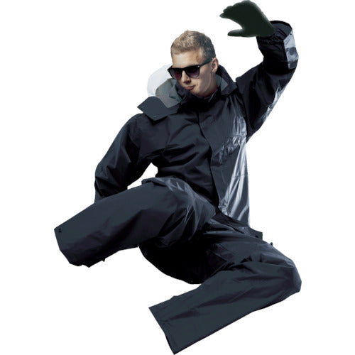 Maegami AP300 PVC Rain Suit Black EL Size AP300 BKL EL 1 piece