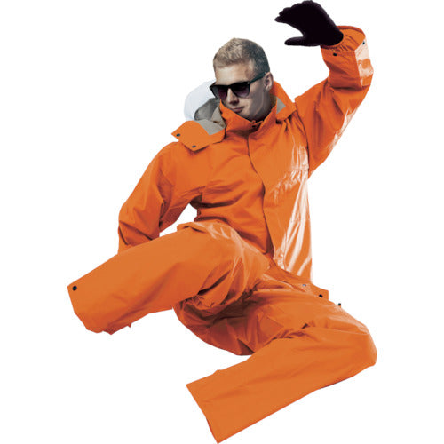 Maegami AP300 PVC Rain Suit Orange 5L Size AP300 OR 5L 1 piece