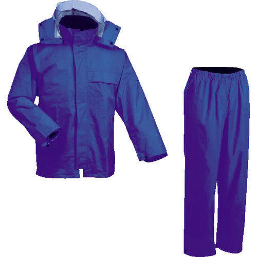 Maegami AP300 PVC Rain Suit Royal Blue S Size AP300 R.BLUE S 1 piece