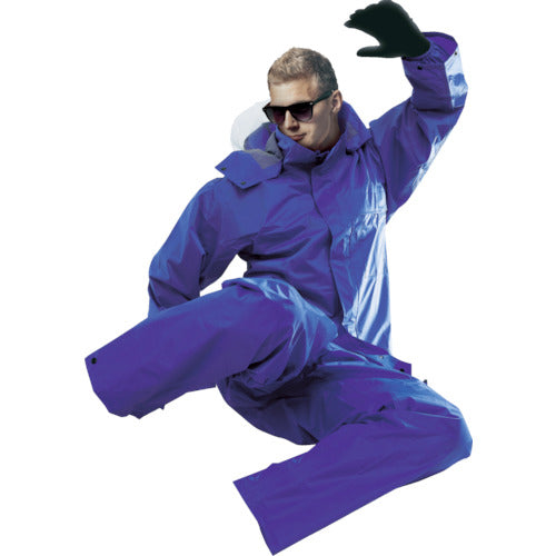 Maegami AP300 PVC Rain Suit Royal Blue 4L Size AP300 R.BLUE 4L 1 piece
