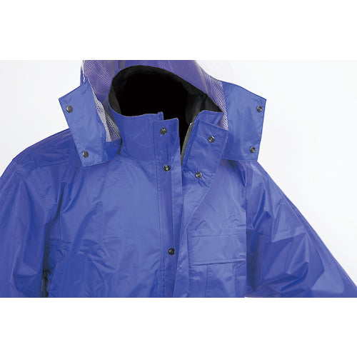 Maegami AP300 PVC Rain Suit Royal Blue 4L Size AP300 R.BLUE 4L 1 piece