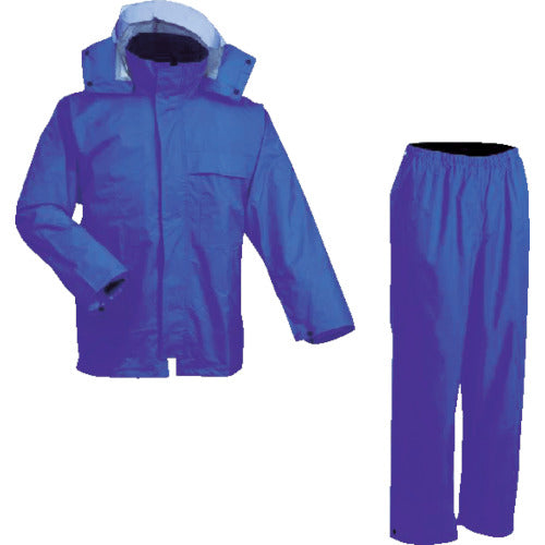 Maegami AP300 PVC Rain Suit Royal Blue 5L Size AP300 R.BLUE 5L 1 piece