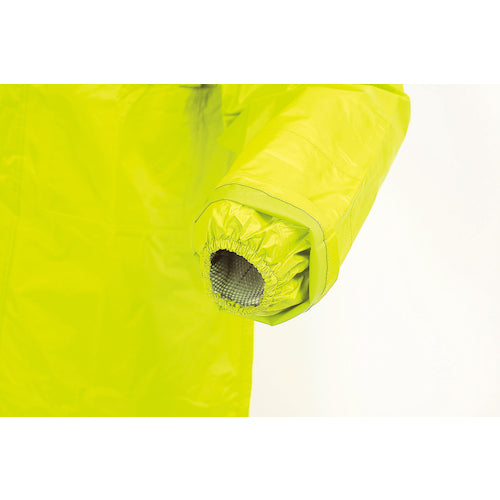 Maegami AP300 PVC Rain Suit Fluorescent Yellow M Size AP300 F.YE M 1 piece