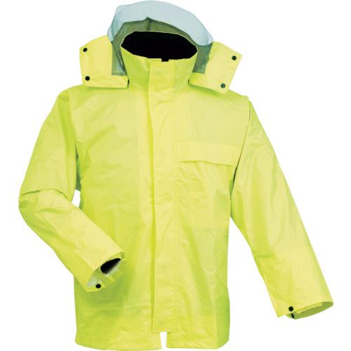 Maegami AP300 PVC Rain Suit Fluorescent Yellow S Size AP300 F.YE S 1 Piece