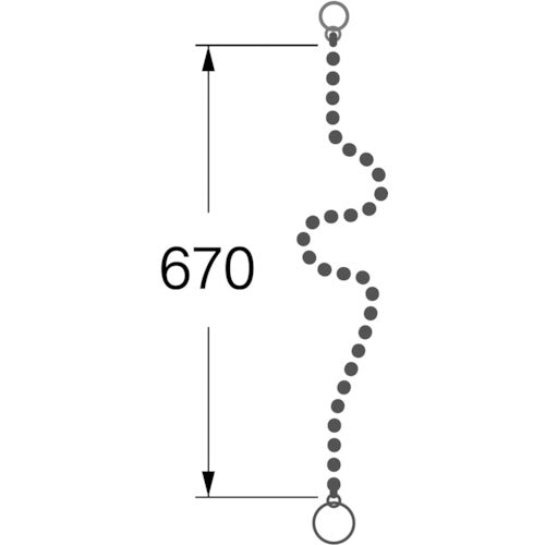 SANEI 버스용 고무 ​​마개 쿠사리 길이 670mm PU20-48-5-67 1개