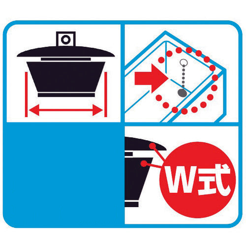 SANEI Bath W-type rubber stopper with chain PH27-28 1 piece