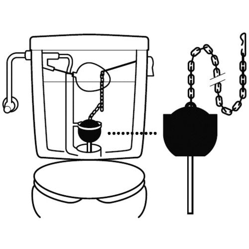 SANEI 화장실 용 로 탱크 고무 플로트 PH84-93X 1 개