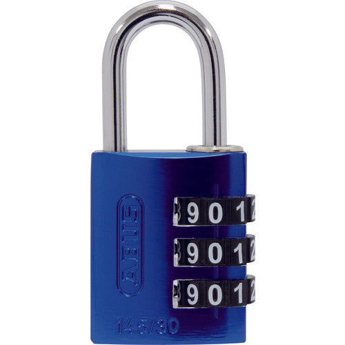 ＡＢＵＳ　ナンバー可変式ダイヤル錠　１４５−ＢｉｇＤ／３０　ＢＬＵＥ　幅３１ｍｍ　ツル径５ｍｍ　ブルー　145-BIGD/30 BLUE　1個