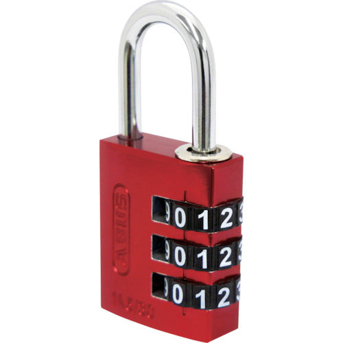 ＡＢＵＳ　ナンバー可変式ダイヤル錠　１４５−ＢｉｇＤ／３０　ＲＥＤ　幅３１ｍｍ　ツル径５ｍｍ　レッド　145-BIGD/30 RED　1個