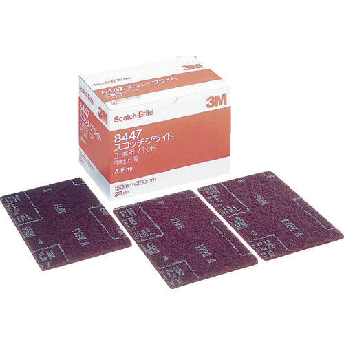 3M 스카치 브라이트 공업용 패드 8447 #280 상당 적차 BOX(20장입) 8447 S/B BOX 1상자