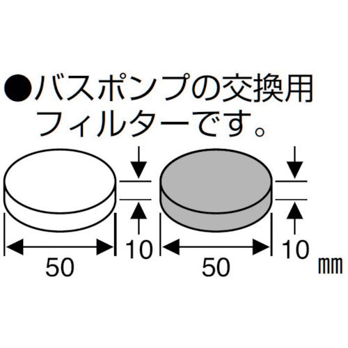 ＳＡＮＥＩ　洗濯用品　バスポンプフィルター用替フィルター　PM791-1SA　1袋