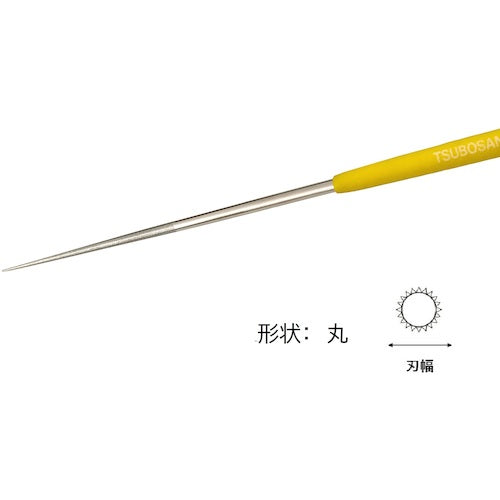ツボサン　ダイヤモンドヤスリ　Ｓ−１０　丸　＃４００−５０Ｌ　DSMA1040　1 本