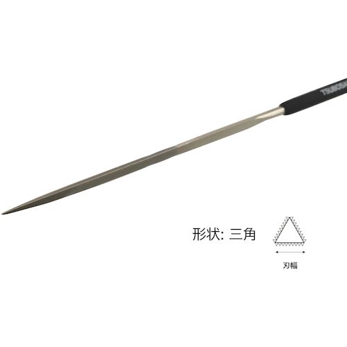 ツボサン　ダイヤモンドヤスリ　Ｓ−１２　三角　＃６００−４０Ｌ　DSSA1260　1 本