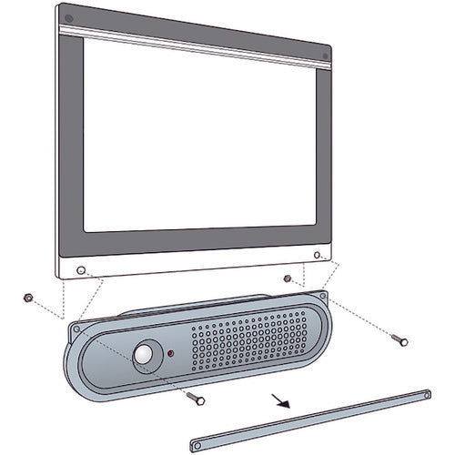 Unit TalkNavi 2 A4 size interchangeable display board 881-100 1 sheet
