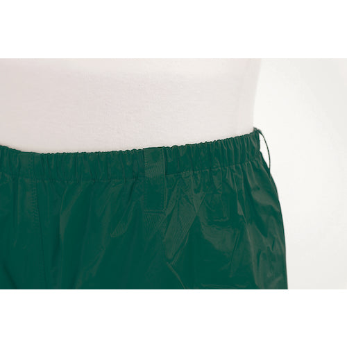 마에가키 AP300 PVC 레인 슈트 다크 그린 L 사이즈 AP300 D.GR L 1 착용