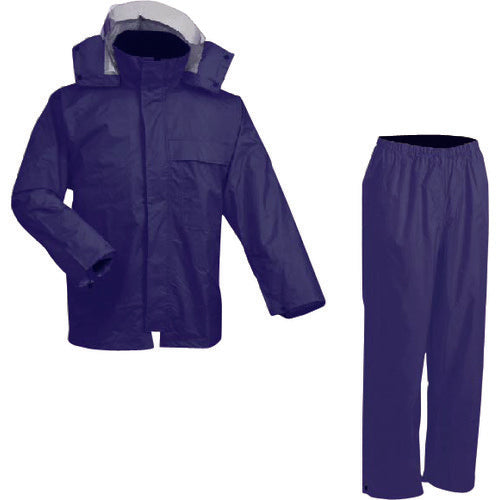 Maegami AP300 PVC Rain Suit Navy L size AP300 NV L 1 piece