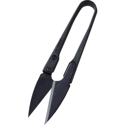 Clover Thread Scissors, Black (Black Blade) 36-395, 1 Piece