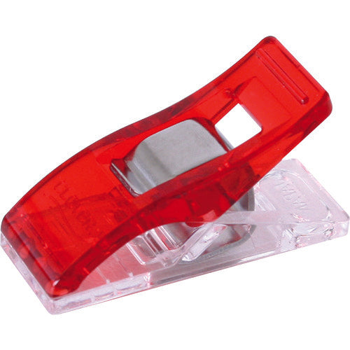 클로버 임시 고정 클립 30개입 빨강 22-738 1봉