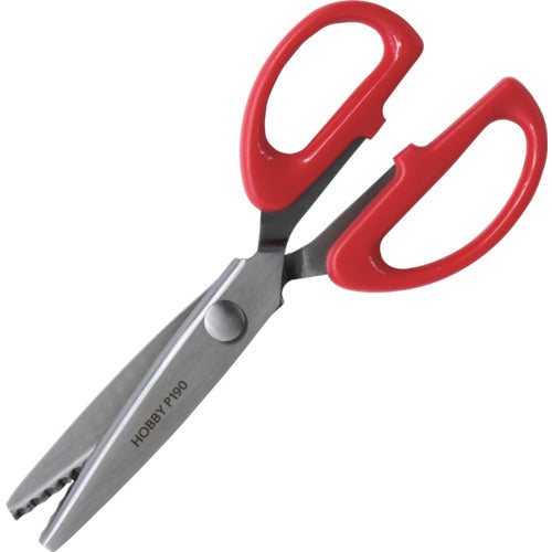 클로버 취미 핑킹 가위 기자날 5mm19cm 36-632 1초