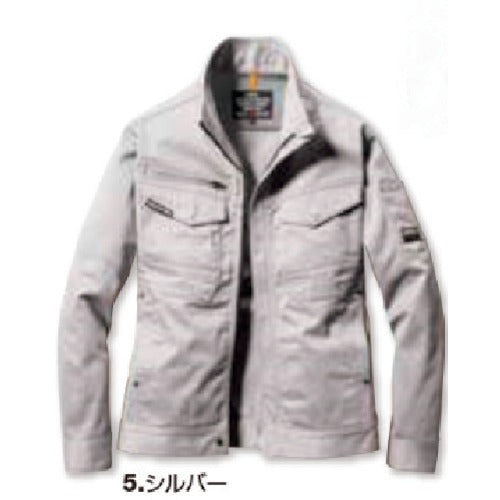 BURTLE Jacket 8101-5-M Silver 8101-5-M 1 piece