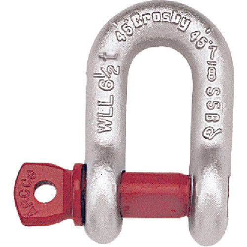 Crosby Shackle, Screw-in, Straight, 0.5t, G210-6, 1 piece
