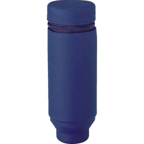 Licht Stand Pen Case, Round Type, Navy A7692-11 1 pc