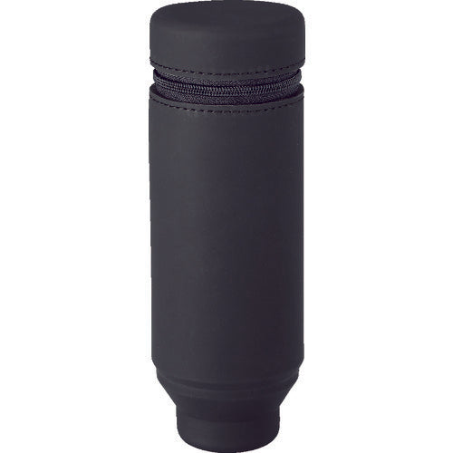 Licht Stand Pen Case, Round Type, Black, A7692-24, 1 pc