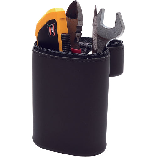 リヒト　スタンドペンケース　オーバルタイプＬサイズ　ブラック　A7695-24　1 個