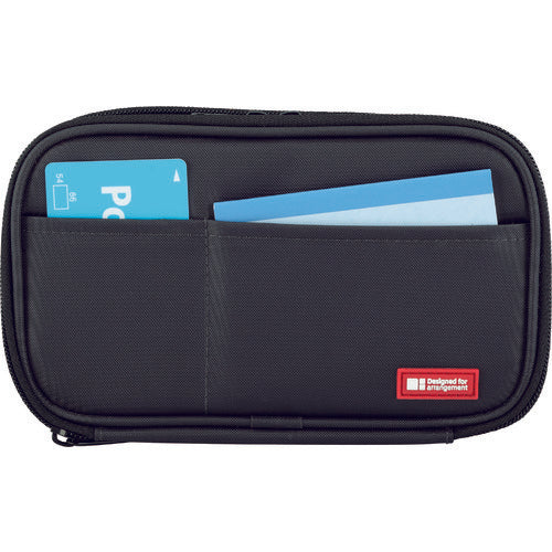 리히트 펜 케이스(북 타입) 트리플 블랙 A7556-24 1개