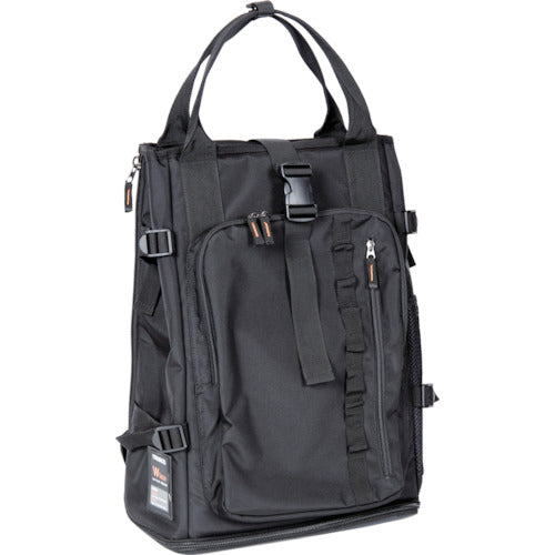 TRUSCO 뒷면 뒤집는 배낭 "W페이스 배낭" RESL-BK 1개