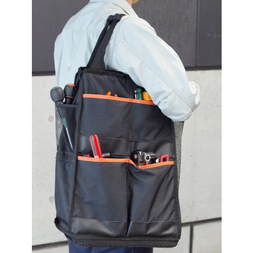 TRUSCO 뒷면 뒤집는 배낭 "W페이스 배낭" RESL-BK 1개