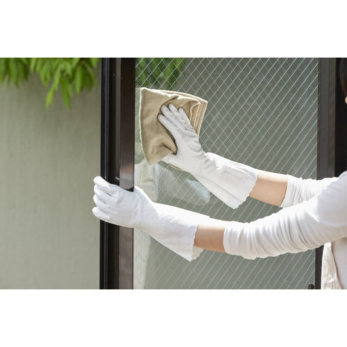 SHOWA PVC Gloves, Clean Hands, Thin Hands, White, Medium Size, KTU-MW, 1 Pair