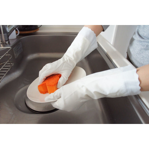 SHOWA PVC Gloves, Clean Hands, Thin Hands, White, S Size, KTU-SW, 1 Pair