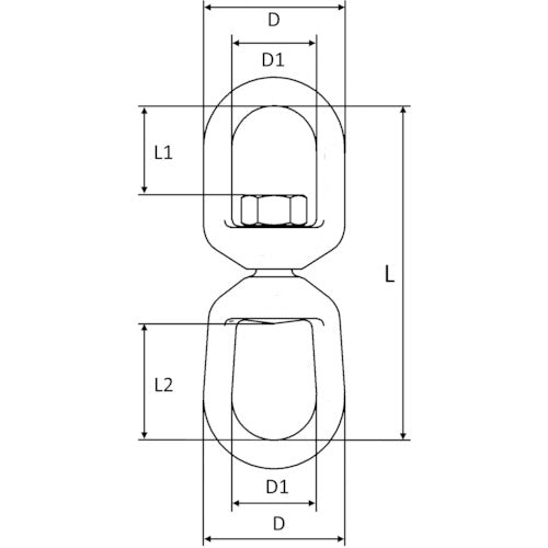 Crosby Double Swivel G402-13 1 piece
