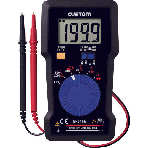 ＣＵＳＴＯＭ　デジタルマルチメータ　M-01FB　1台